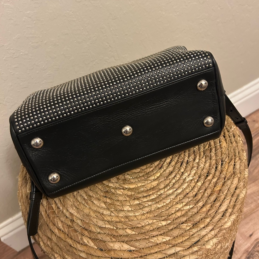 💜 YSL Saint Laurent Mini Studded Crossbody Bag - Picture 8 of 9